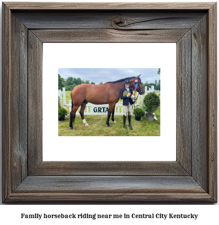 family horseback riding near me in Central City, Kentucky